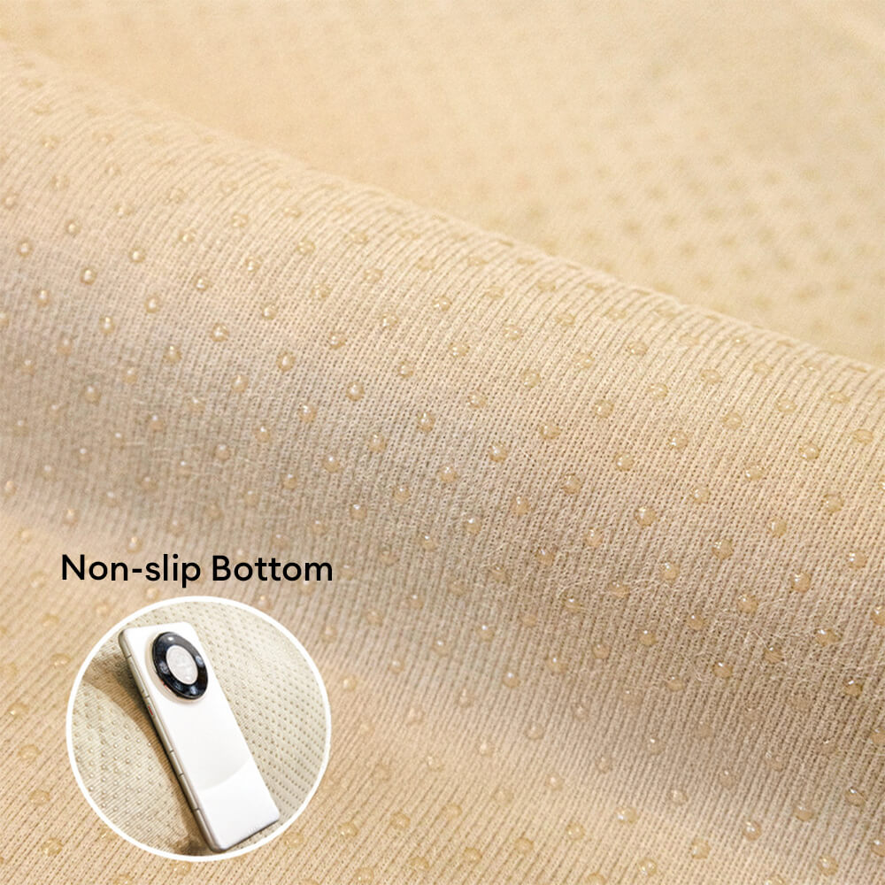 Warm Plush Curved Jacquard Non-Slip Furniture Protector Sofa Cover