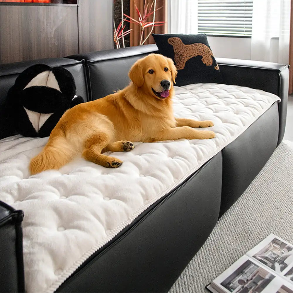 Vintage Leather Sofa Protection Non-Slip Sofa Cover