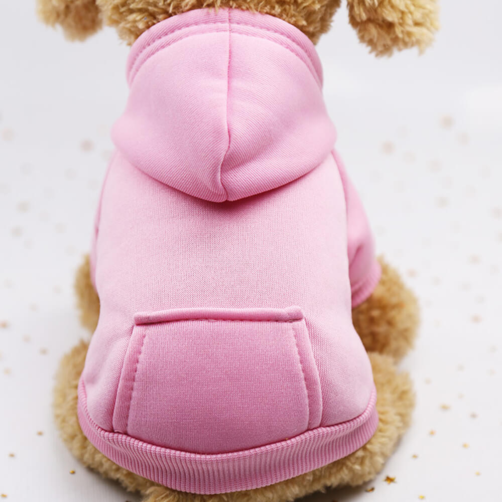 Autumn and Winter Pocket Sweatshirt Double Legs Sports Style MultiColour Pet Dog Clothes