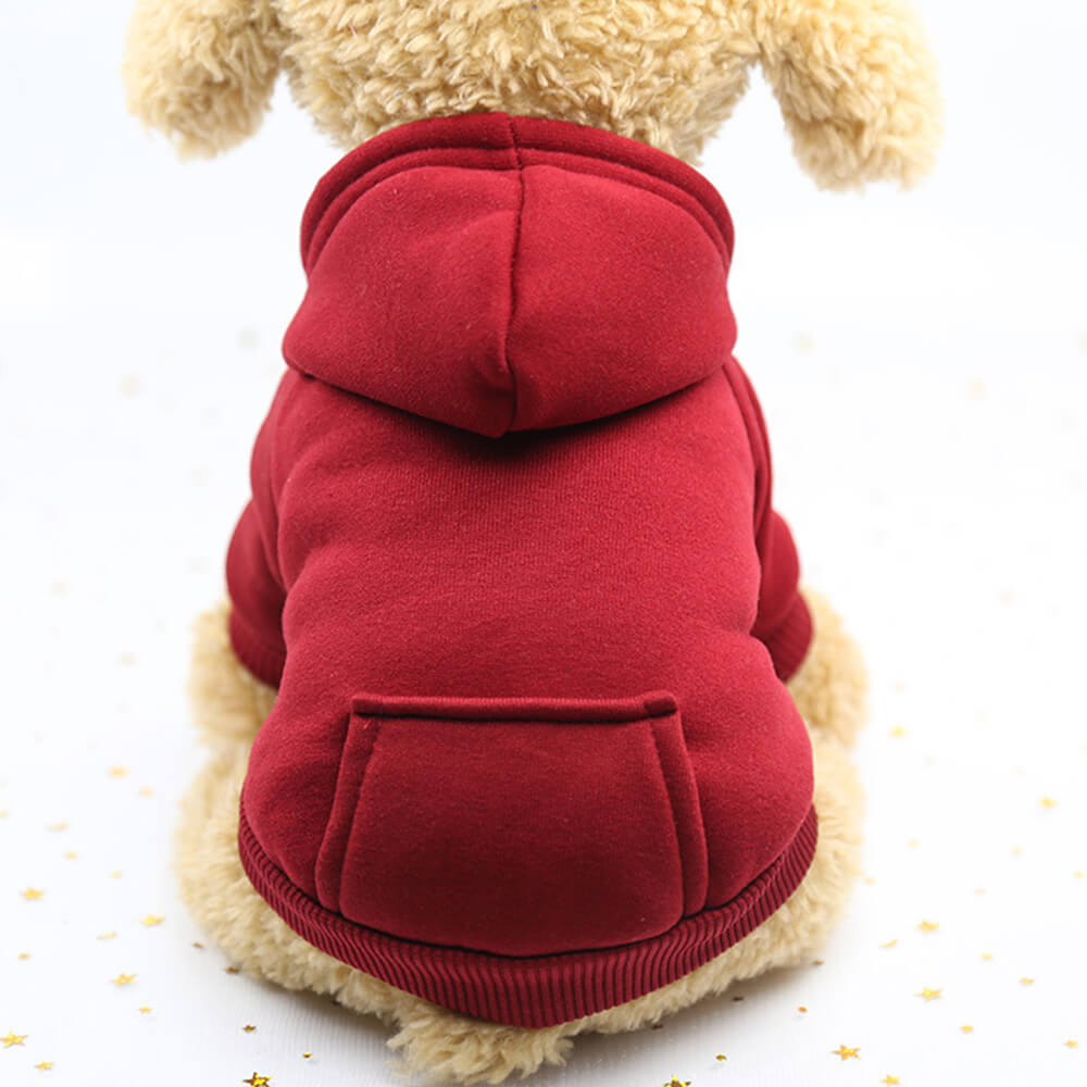 Autumn and Winter Pocket Sweatshirt Double Legs Sports Style MultiColour Pet Dog Clothes