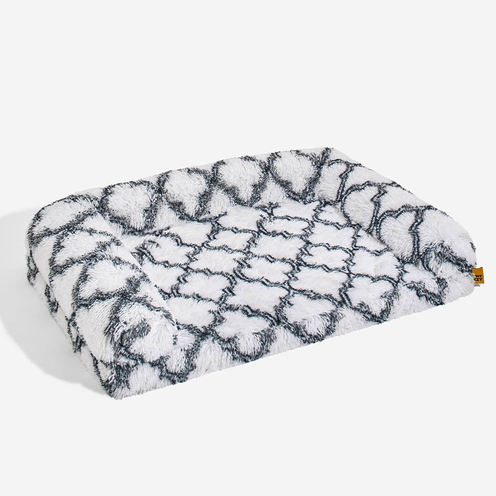 Classic Plaid Orthopaedic Bolster Cat Sofa Bed - Cosy Comfort