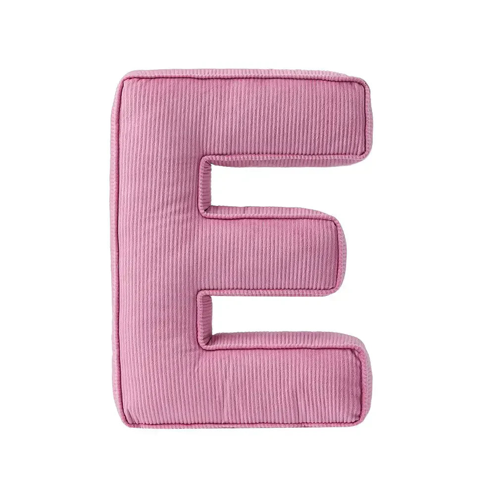 Corduroy Soft Hugging Letter Sofa Pillow