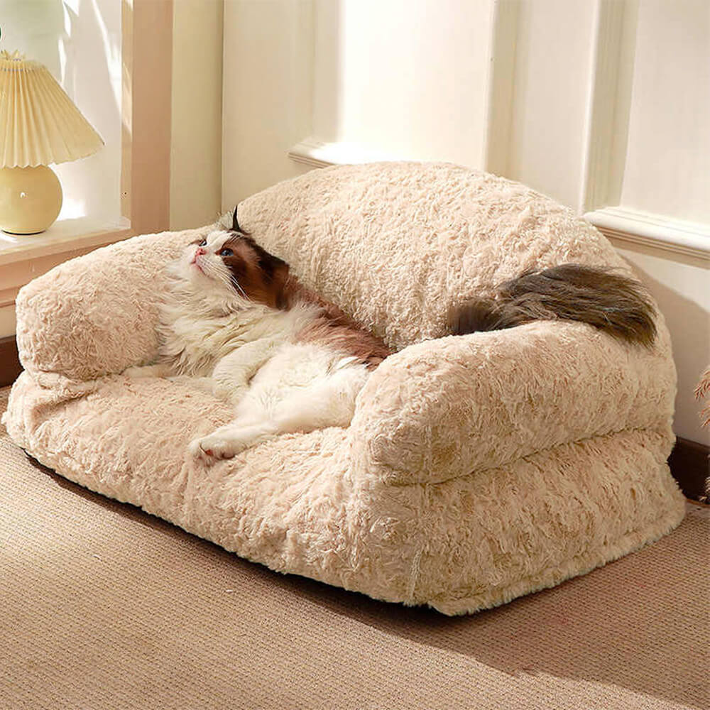 Cosy Full Support Warm Removable Washable Dog & Cat Sofa Bed