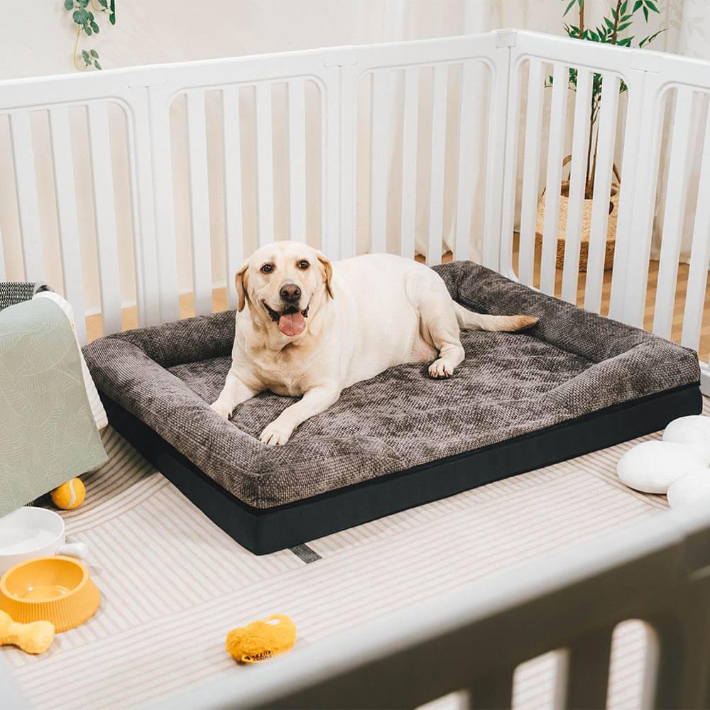 Spacious Cosy Durable Orthopaedic Washable Dog & Cat Bed
