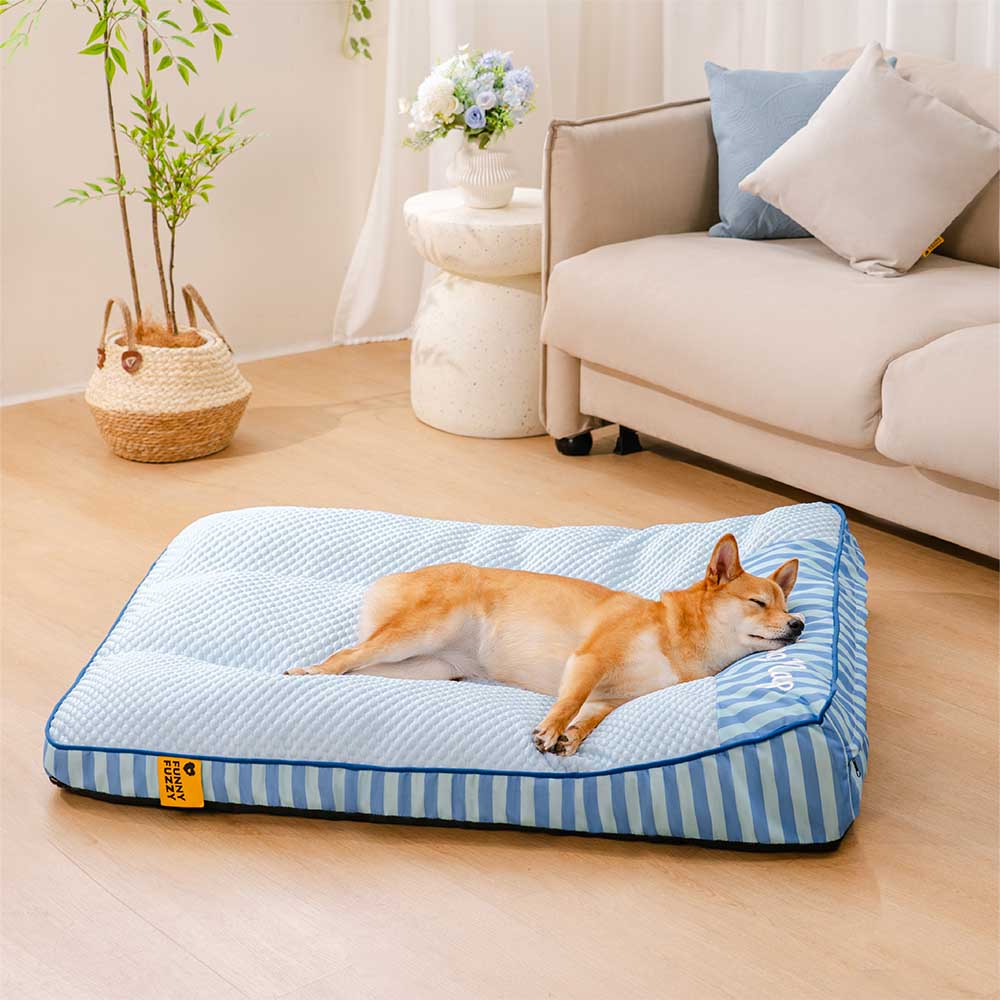 Extra Large Cooling Washable Rectangle Orthopaedic Dog Bed - Cooling Nap