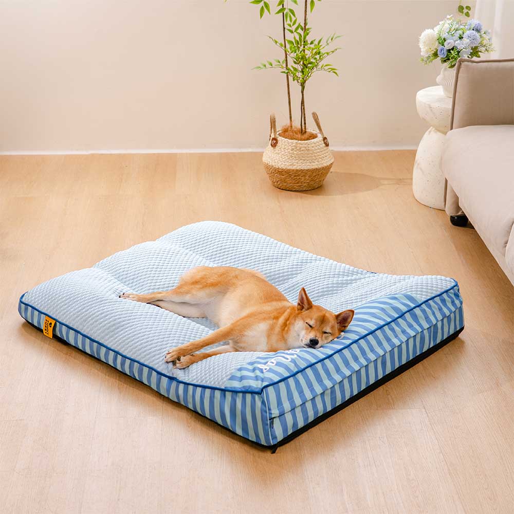 Extra Large Cooling Washable Rectangle Orthopaedic Dog Bed - Cooling Nap