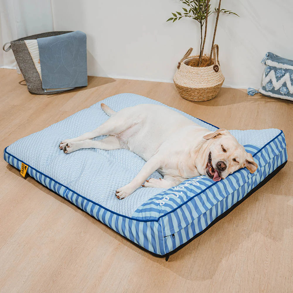 Extra Large Cooling Washable Rectangle Orthopaedic Dog Bed - Cooling Nap