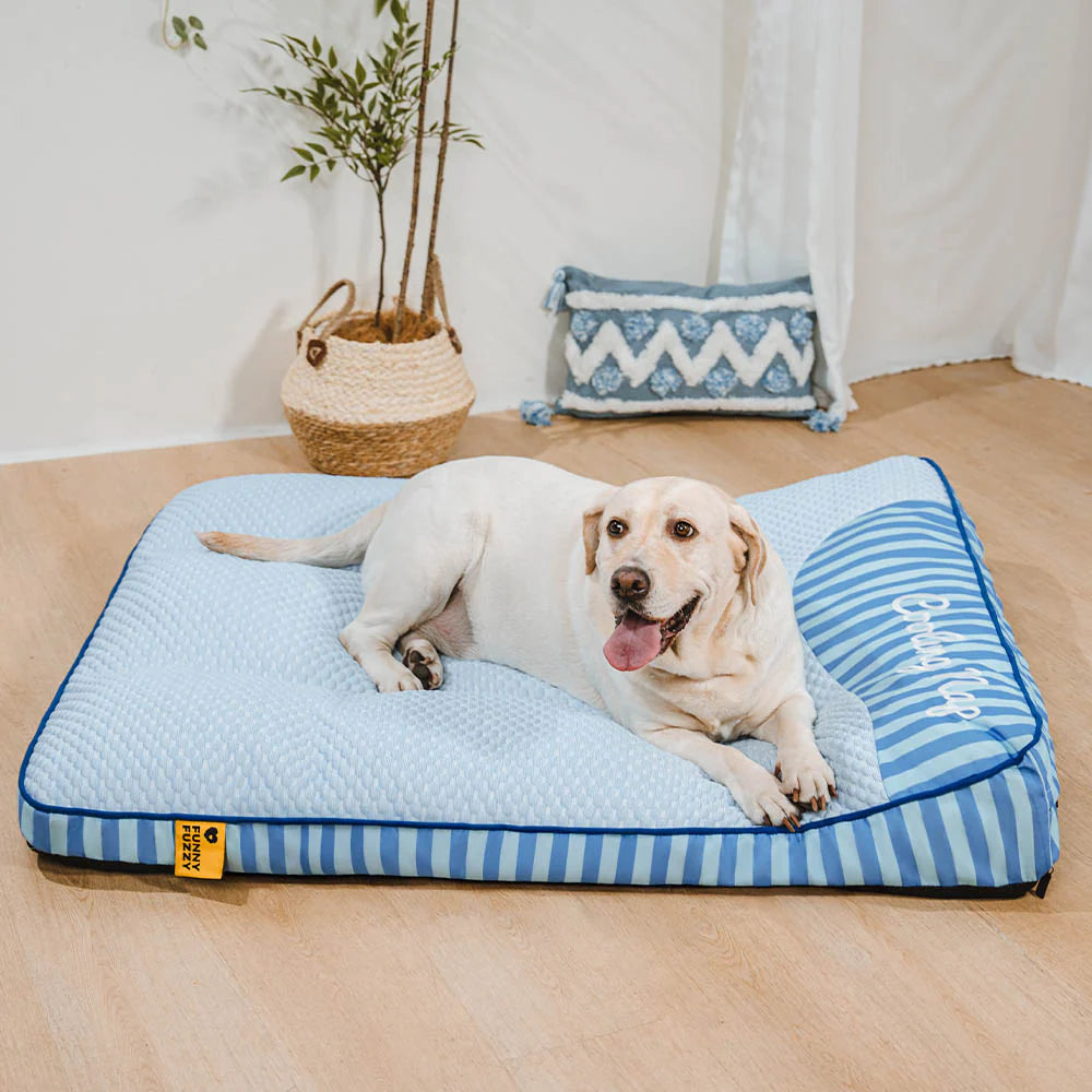 Extra Large Cooling Washable Rectangle Orthopaedic Dog Bed - Cooling Nap