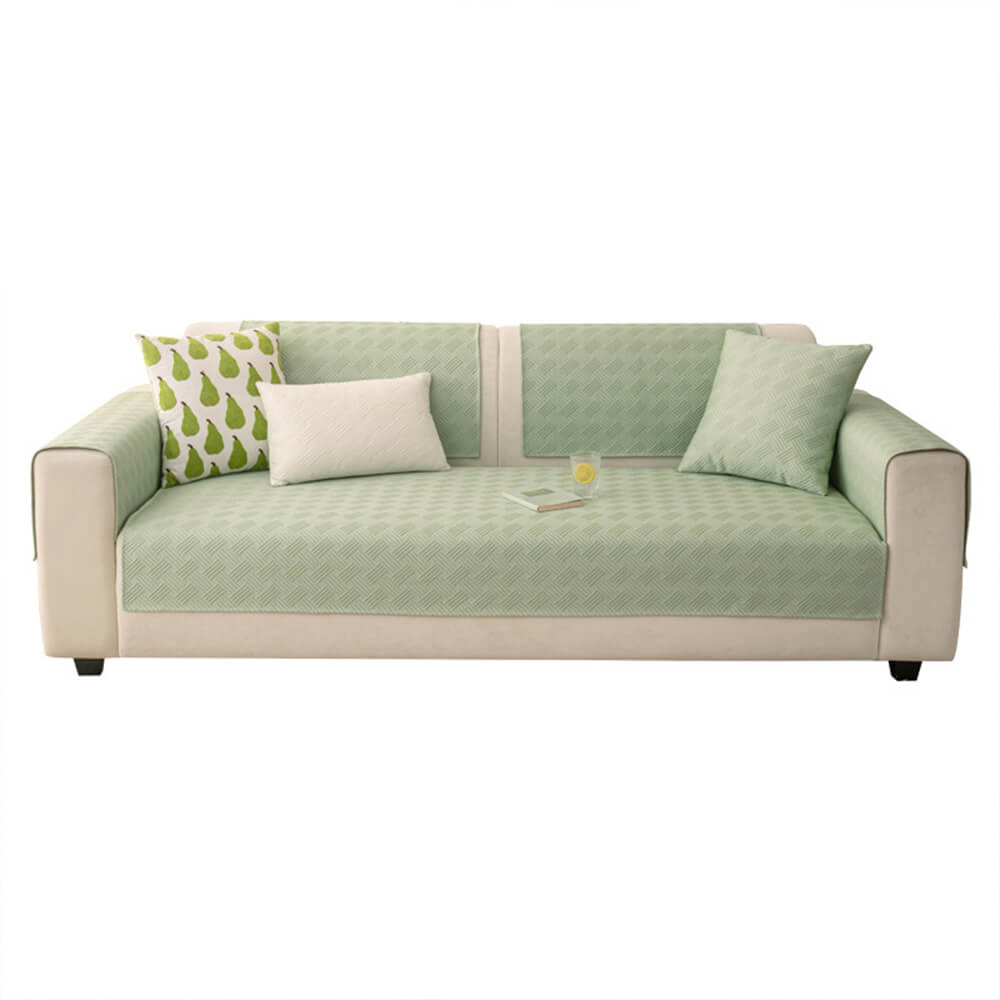 Modern Geometric Breathable Cooling Non-Slip Sofa Cover