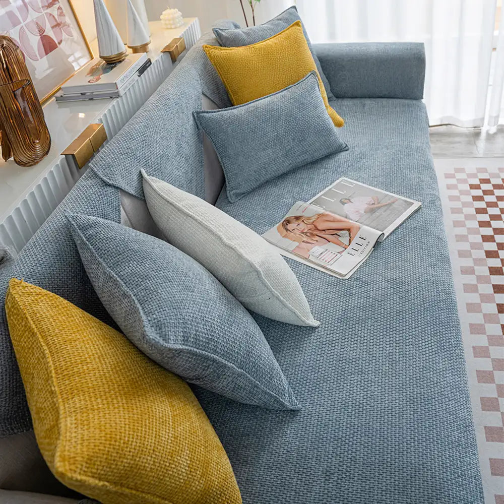 Cloud Woven Velvet Thick Scratch-Resistant Non-Slip Sofa Cover