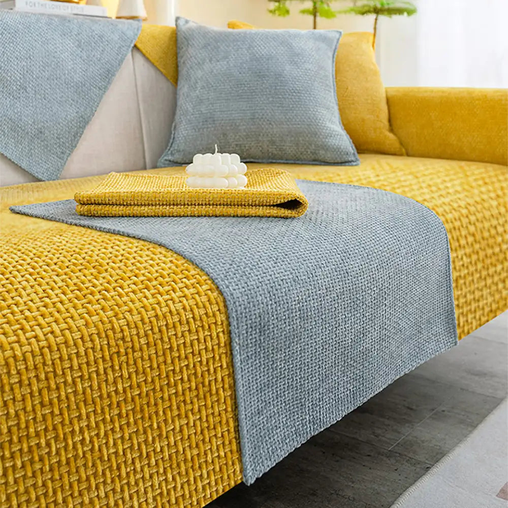 Cloud Woven Velvet Thick Scratch-Resistant Non-Slip Sofa Cover