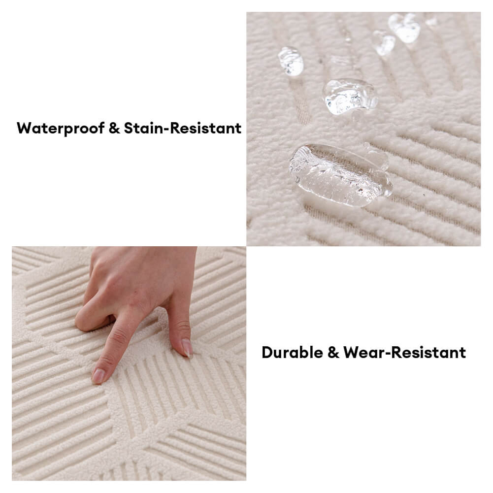 Honeycomb Pattern Water-resistant Stretch Full-Cover Magic Sofa Cover