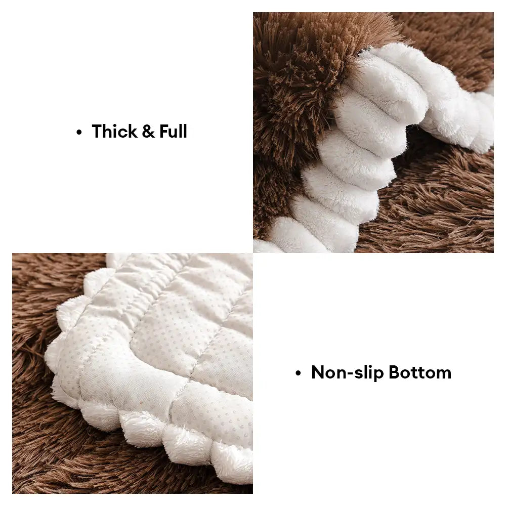 Luxury Fluffy Plush Thickened Comfortable Non-Slip Sofa Cover