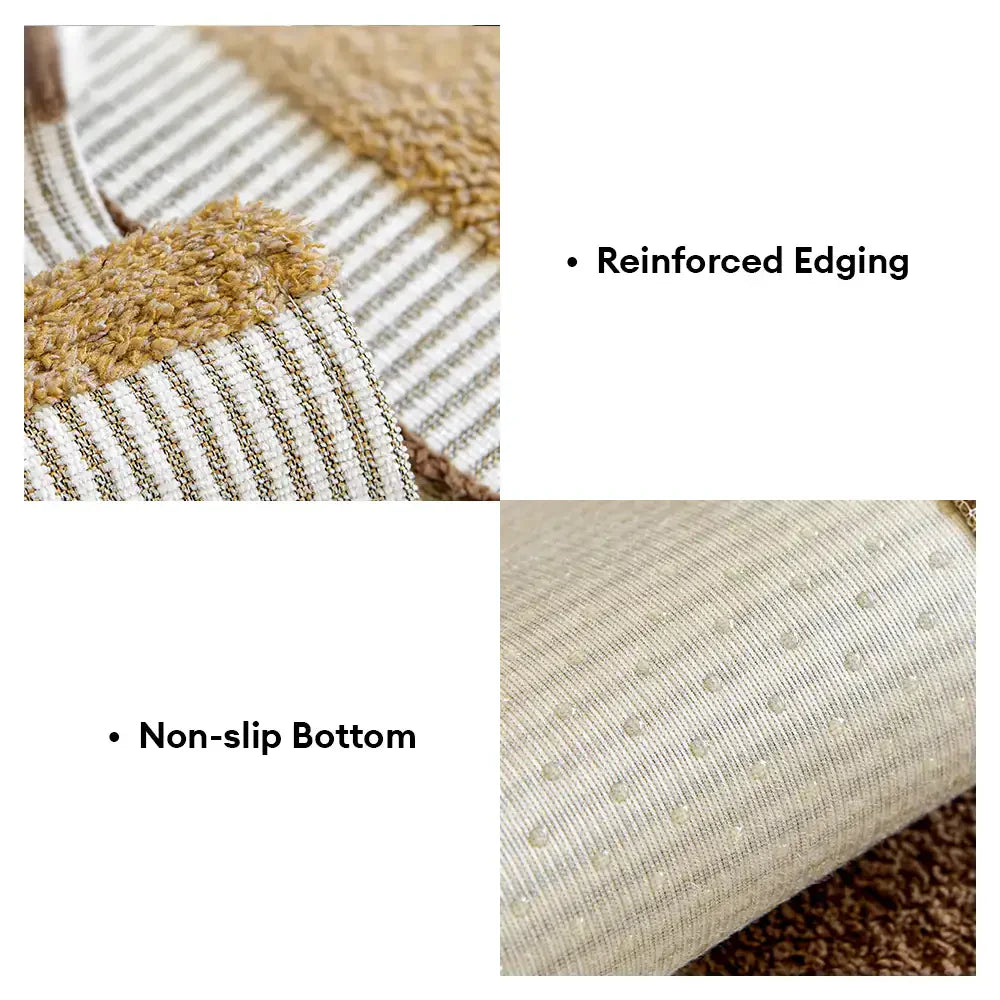 Mid-Century Modern Chenille Scratch-Resistant Furniture Protection Non-Slip Sofa Cover