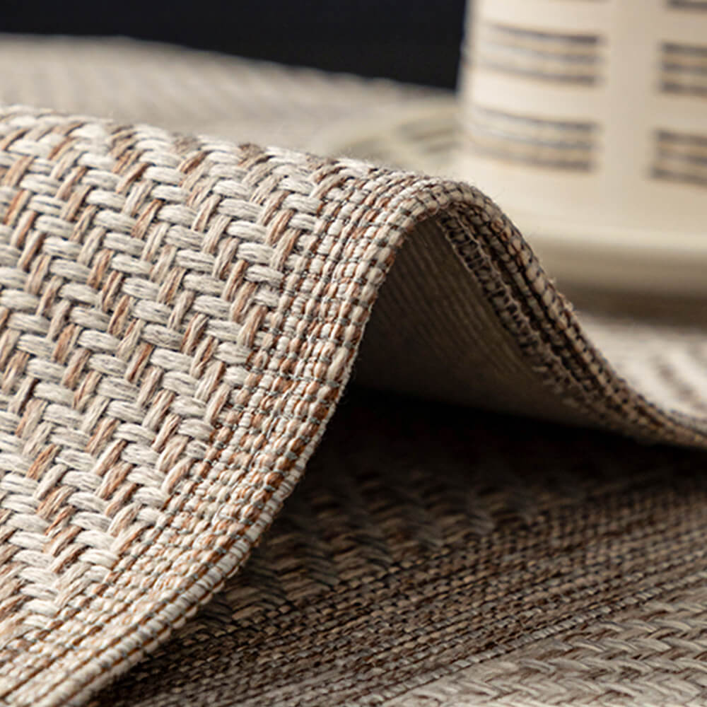 Minimalist Herringbone Weave Breathable Faux Linen All-Season Sofa Cover