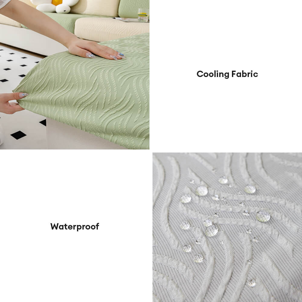 Modern Cooling Ice Silk Water-resistant Antifouling Stretch Sofa Cover