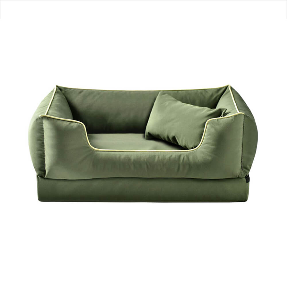Nordic Style Waterproof Anti-Scratch Washable Dog Sofa Bed with Pillow
