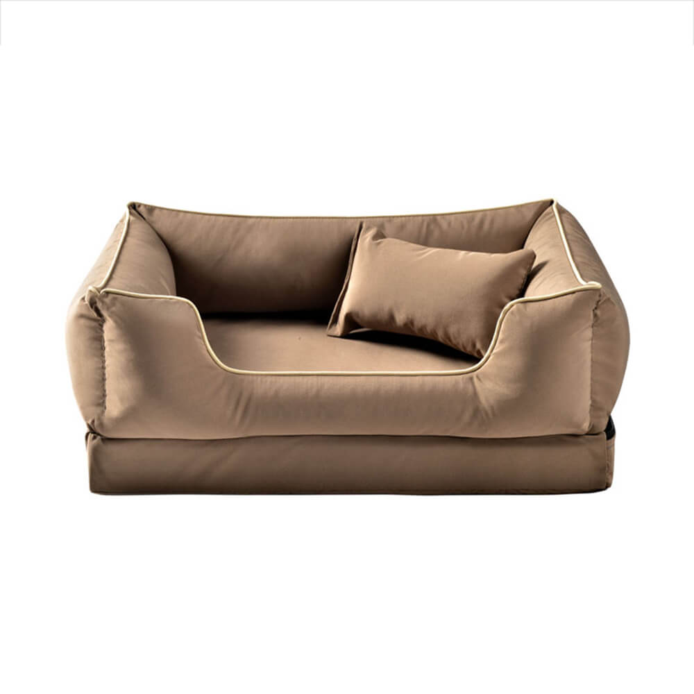 Nordic Style Waterproof Anti-Scratch Washable Dog Sofa Bed with Pillow