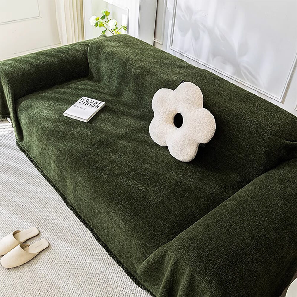 Soft Plush Water-resistant Multi-Purpose Furniture Protection Sofa Cover