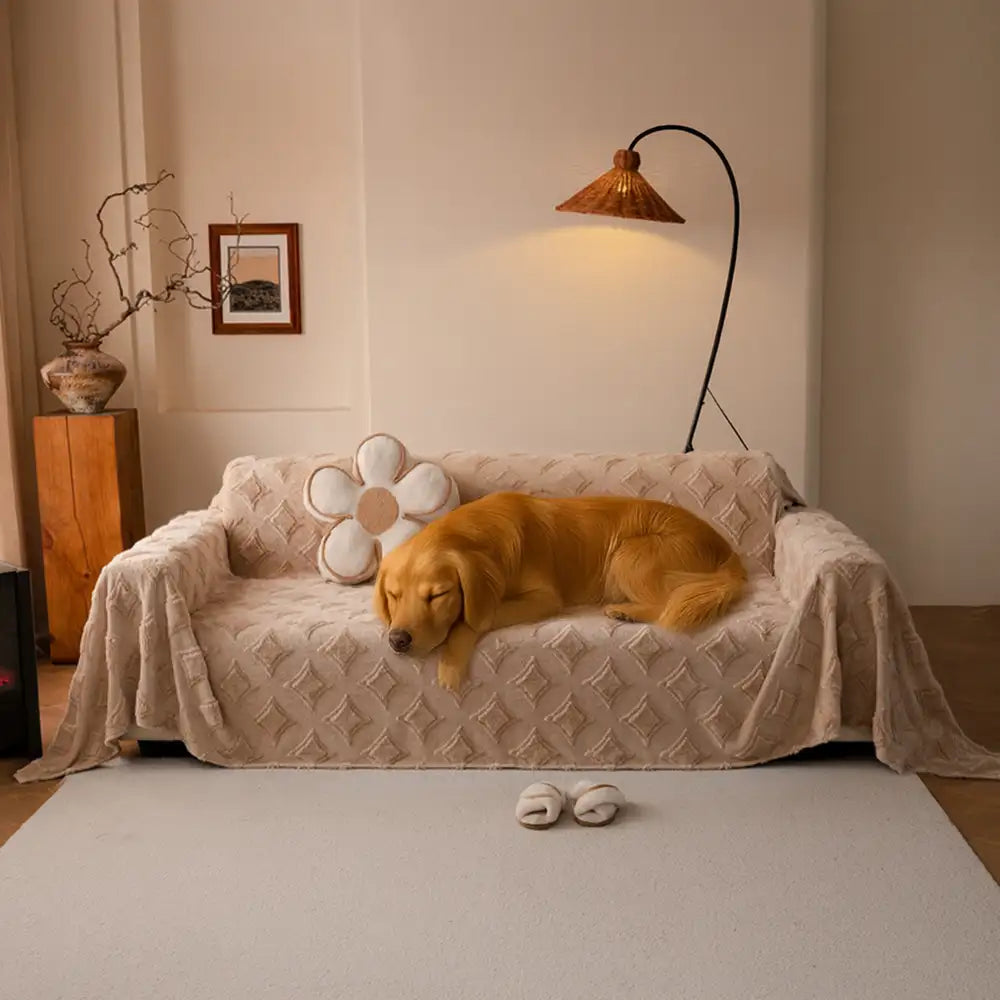 Star Series Plush Multifunctional Sofa Protective Sofa Cover