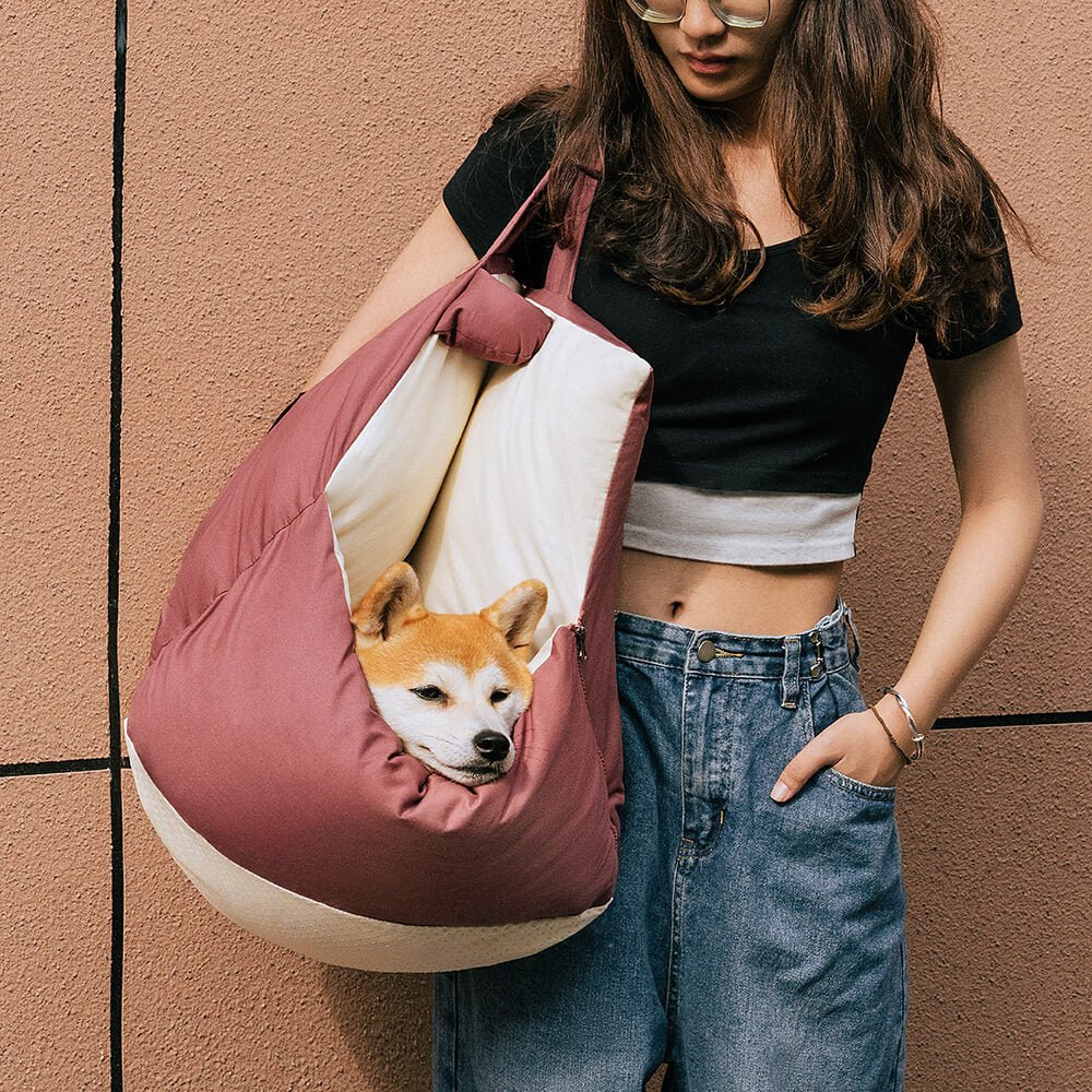 Bear Ears Pet Car Safety Bed Multifunctional Dog Car Seat Bed