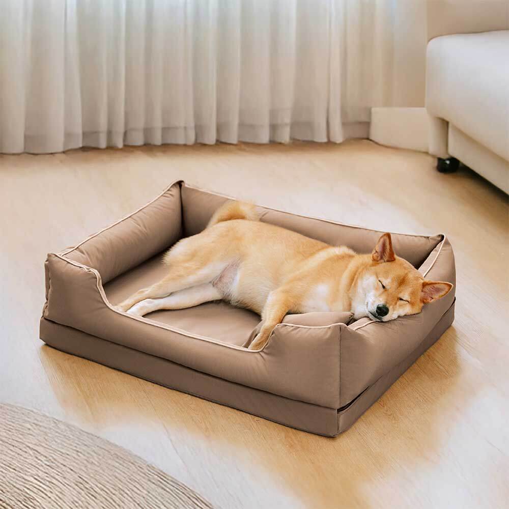 Nordic Style Waterproof Anti-Scratch Washable Dog Sofa Bed with Pillow