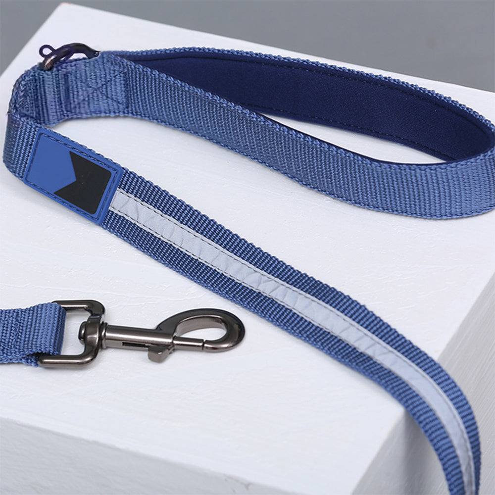 Nylon Adjustable Reflective No-Pull Dog Harness Collar and Lead