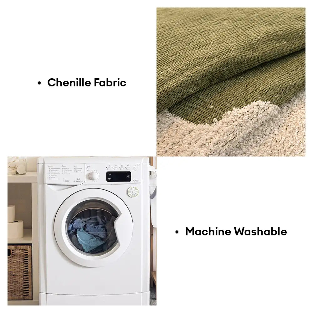 Stylish Irregular Contrast Chenille Scratch-Resistant Non-Slip Sofa Cover