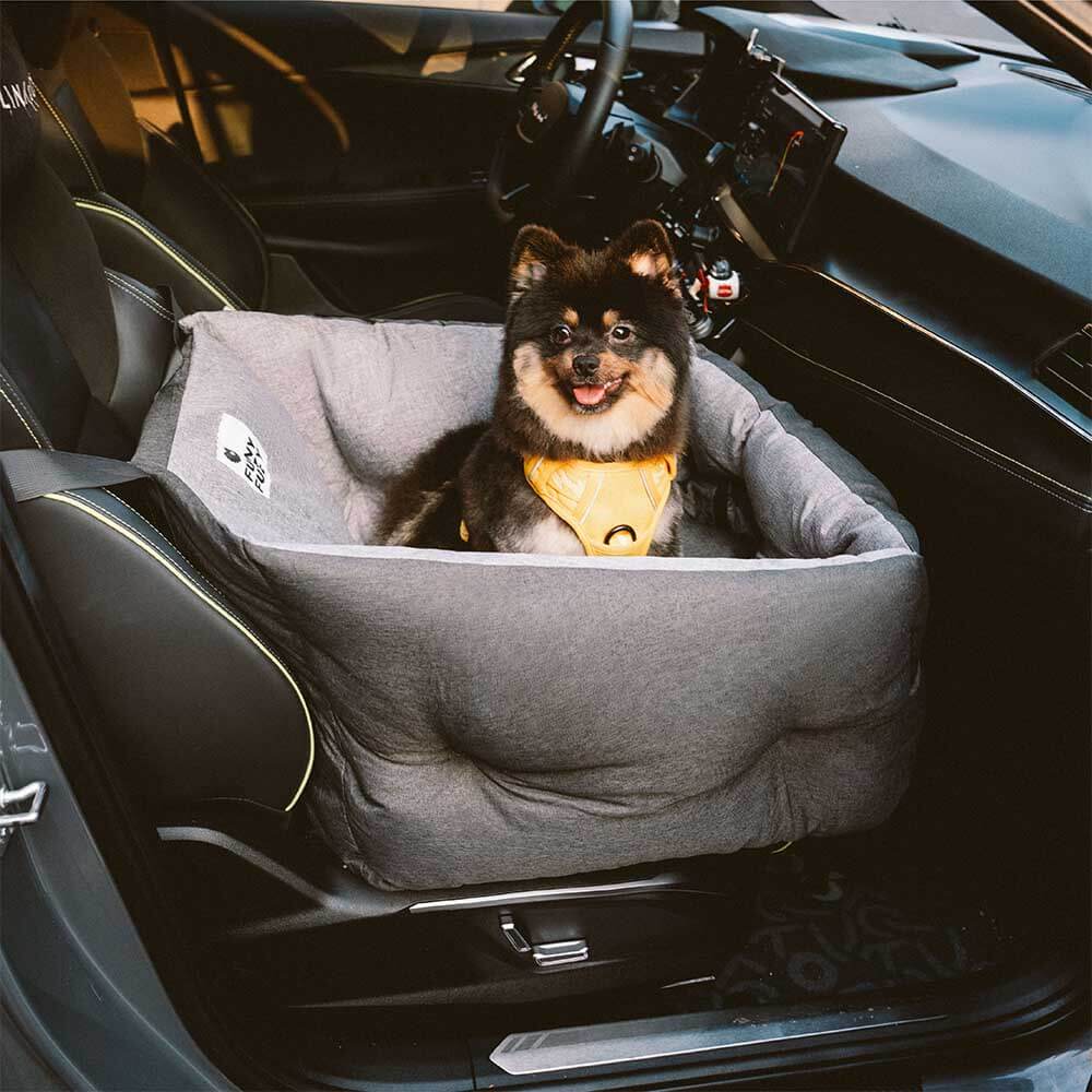 Travel Protection Booster Waterproof Elevated & Thickened Dog Car Seat Bed