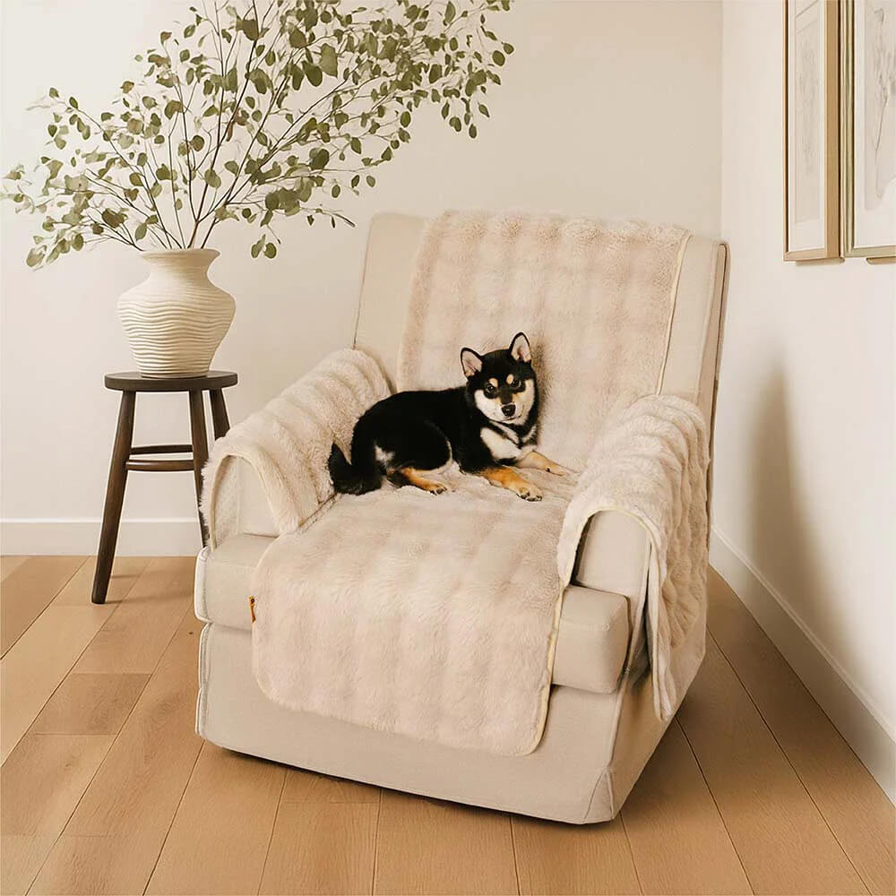 Water-resistant Fluffy Soft Furniture Protector Sofa Cover-EverDry