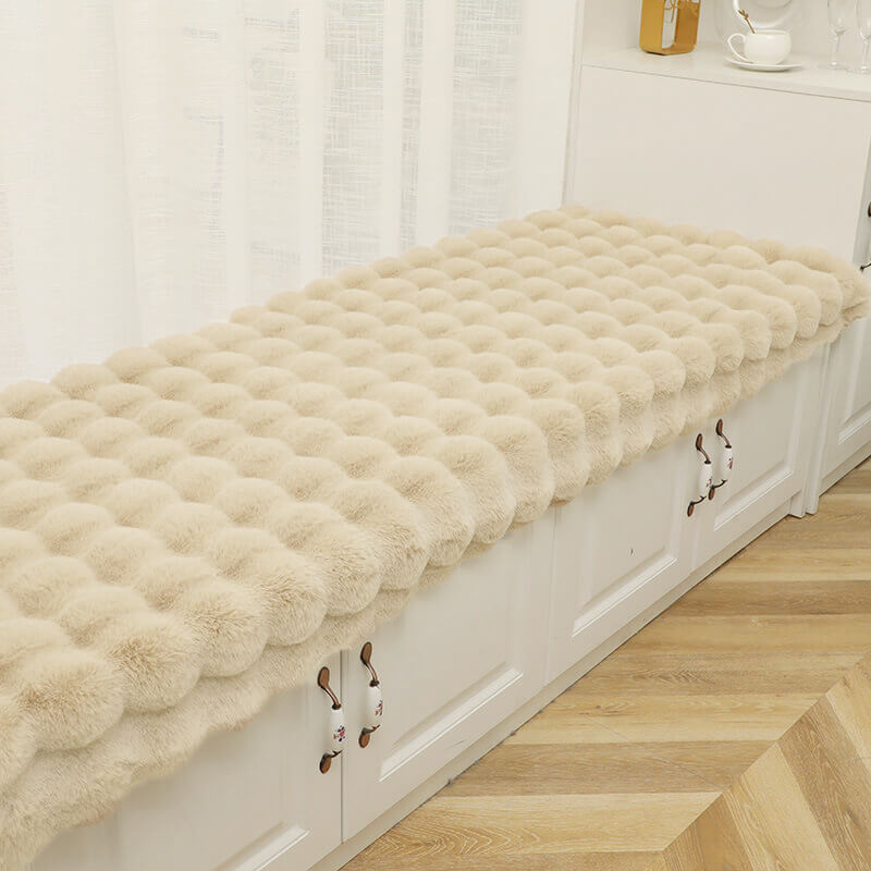 Cosy Plush Solid Colour Non-slip Sofa Cover