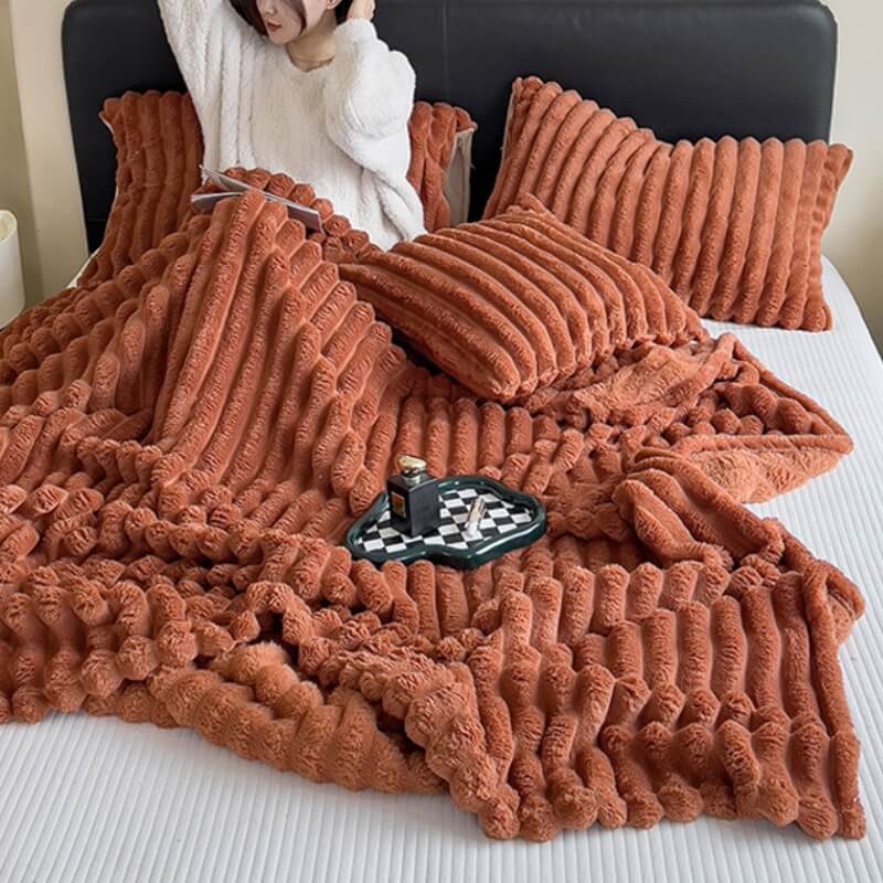 Warm Plush Sofa Throw Blanket Dog Blanket