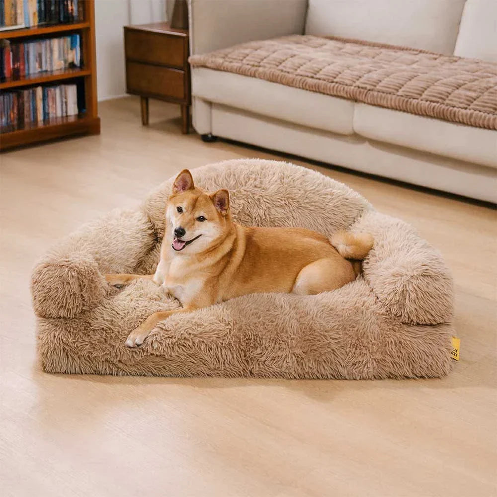 Plush Warm Removable Sponge Orthopaedic Dog Sofa Bed - FluffyHaven