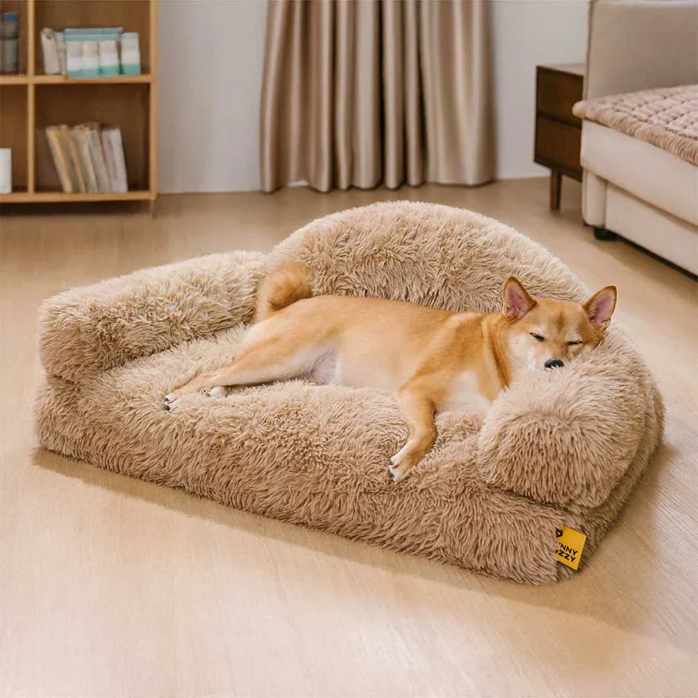 Plush Warm Removable Sponge Orthopaedic Dog Sofa Bed - FluffyHaven