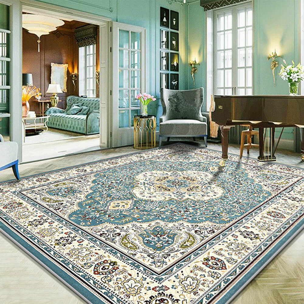 Mid-century Classic Pet-Friendly Living Room Persian Rug
