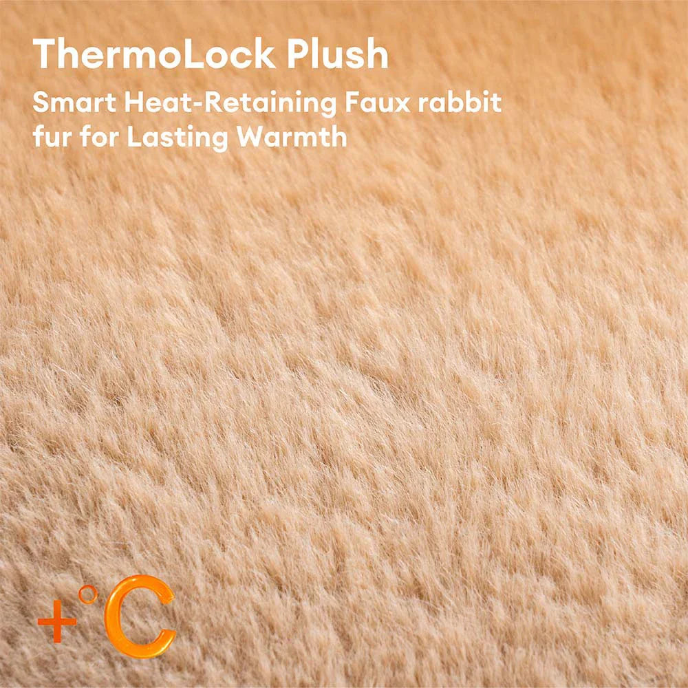 Vintage Colour-Block Flannel Removable Bolster Dog Bed with Pillow– CosyRest