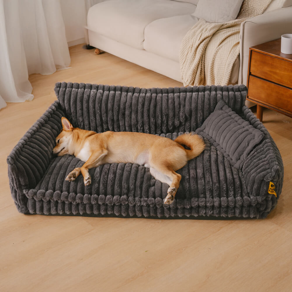 Large Washable Fluffy Orthopaedic Soft Dog Sofa Bed-Snoozy Dream