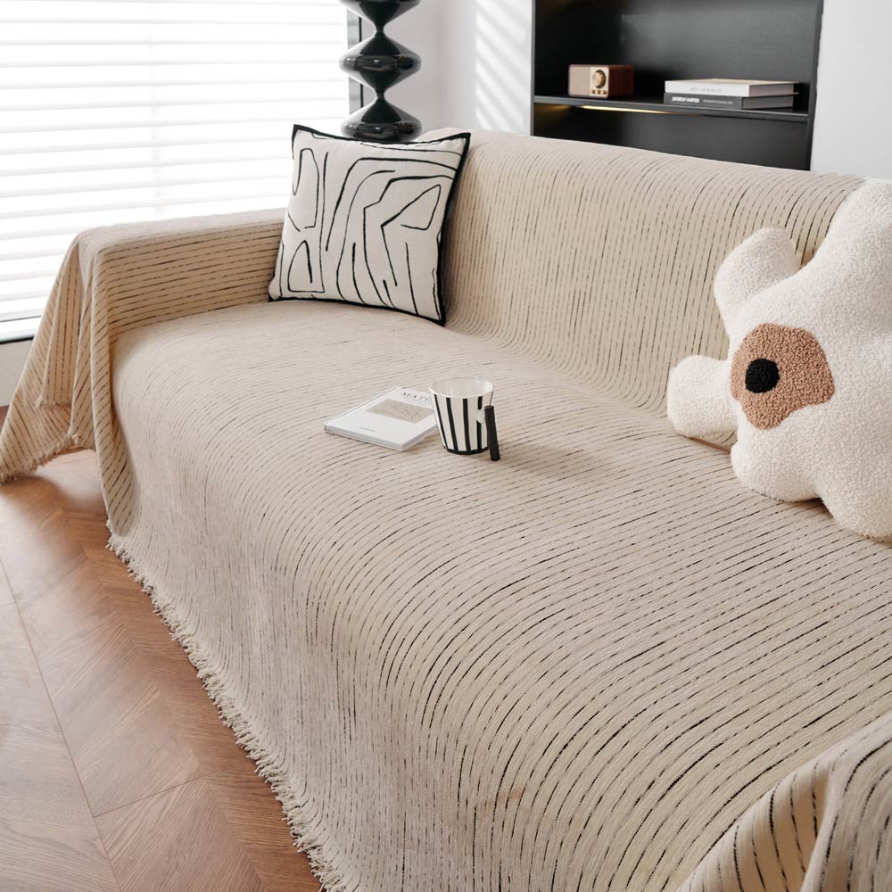Soft Line Chenille All-Season Sofa Durable Protection Throw Sofa Cover