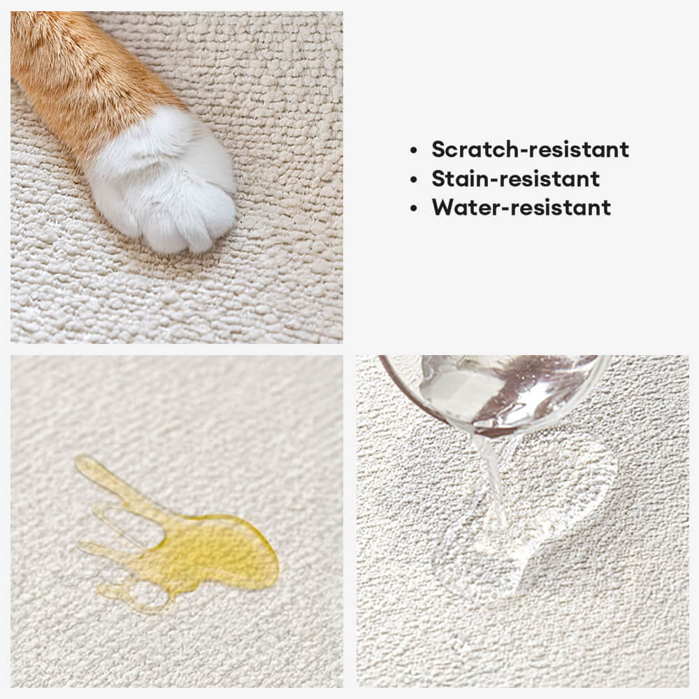 Water-repellent Teddy Fleece Non-Slip Straight Sofa Cover