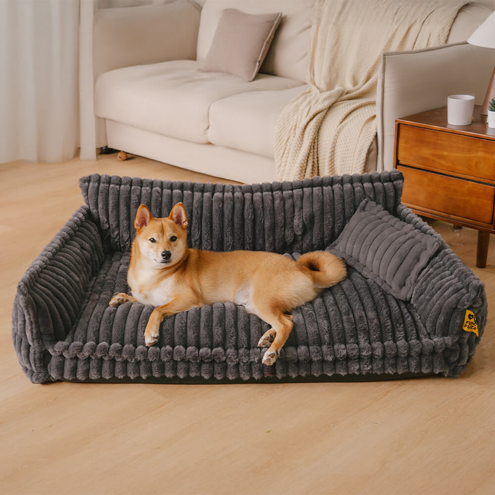 Large Washable Fluffy Orthopaedic Soft Dog Sofa Bed-Snoozy Dream