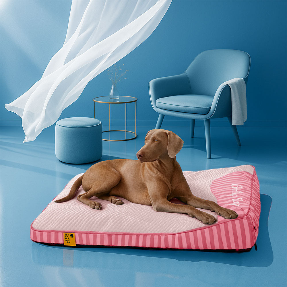 Extra Large Cooling Washable Rectangle Orthopaedic Dog Bed - Cooling Nap