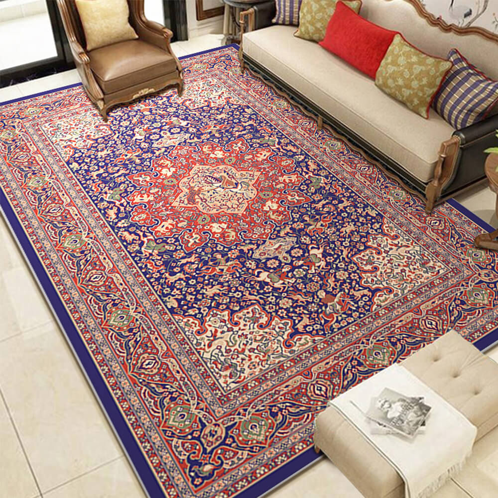 Mid-century Classic Pet-Friendly Living Room Persian Rug