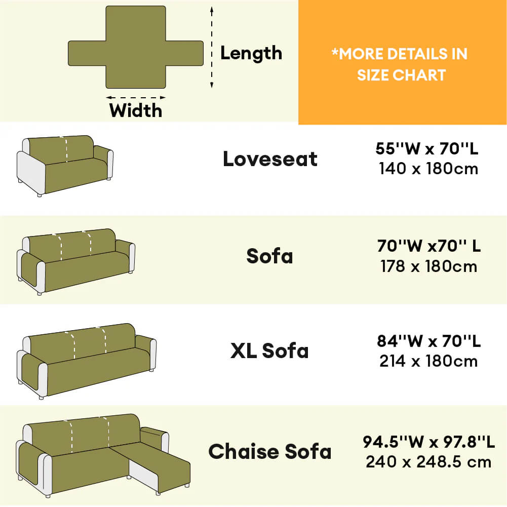 Waterproof Non-Slip Furniture Protector Pet Sofa Cover-Slipsafe