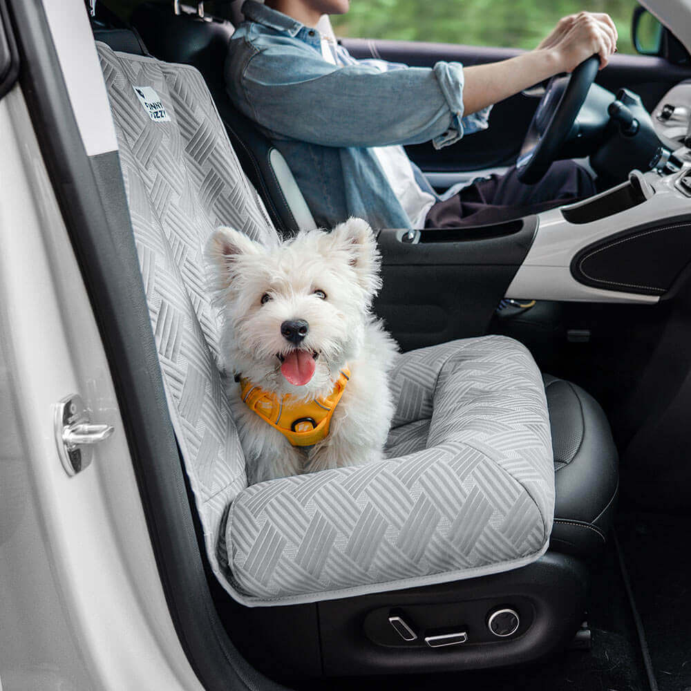 Cooling Travel Bolster Safety Back Seat Large Dog Car Seat Bed - Chill Rover