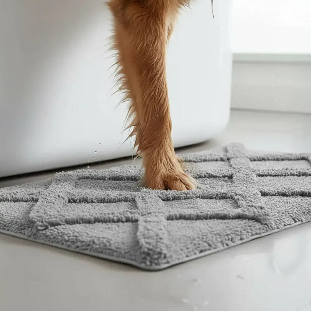 Diamond Plush Thick Absorbent Washable Non-Slip Carpet