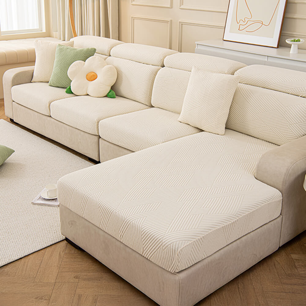 Modern Geometric Stretch Full-Wrap Magic Sofa Cover