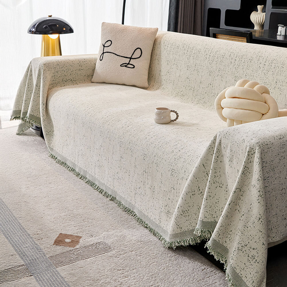 Modern Minimalist Chenille Full Coverage Anti-Cat Scratch Sofa Cover