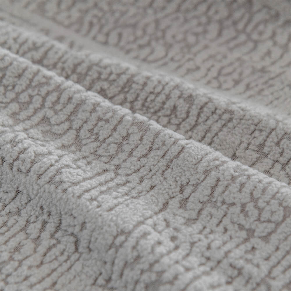 Diamond Jacquard Plush Full-Cover Stretch Sofa Cover