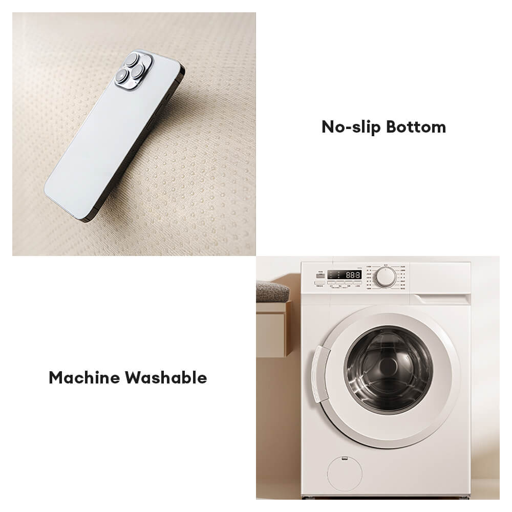 Soft Thickened Plush Sofa Cover with Irregular Wave Edges