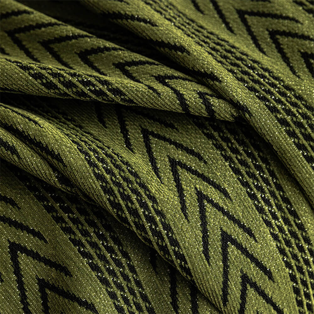 Jacquard Tassel Chenille Sofa Cover